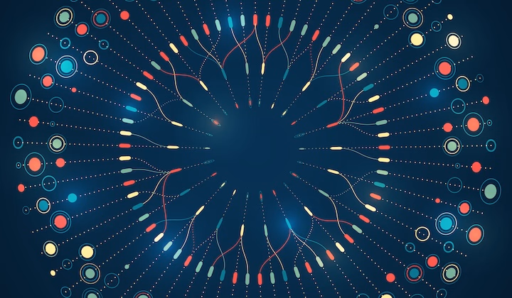 Illustration representing electronic prescription in finance sector
